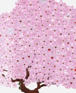 Chris Brown R&B Tour Mononoke Made Sakura Pink Embroidered Varsity Jacket