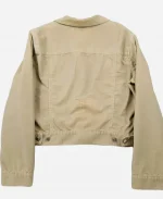 Chris Hargensen Carrie S01 Alison Thornton Beige Cotton Cropped Jacket