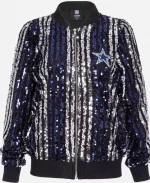 Cowboys FABGATING by Cuce Sequin Bomber Jacket