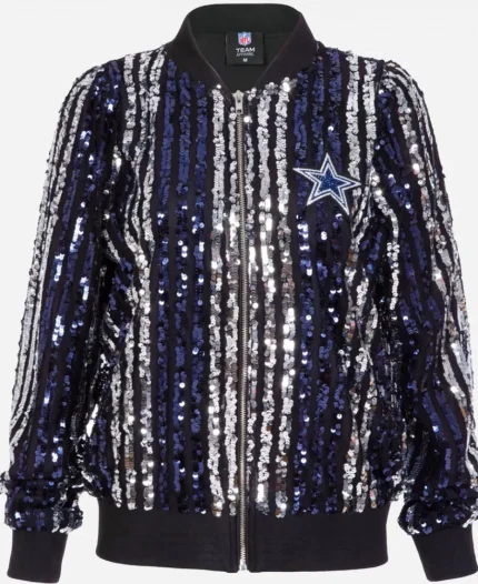 Cowboys FABGATING by Cuce Sequin Bomber Jacket