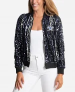 NFL Dallas Cowboys 2026 FABGATING by Cuce Sequin Bomber Jacket