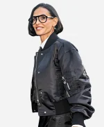 Demi Moore New York FW Black Jacket