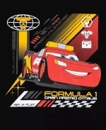 Disney and Pixar’s Cars F1 Lightning McQueen T-Shirt in Black