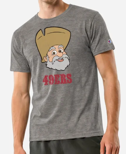 San Francisco 49ers Disney x Champion Stinky Pete Grey T-Shirt