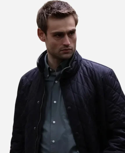 Douglas Booth The Blame Season 01 Quilted Jacket