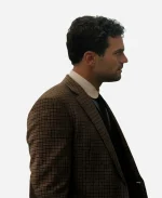  Eddie Horniman Tv Series The Gentlemen S02 Theo James Brown Plaid Blazer