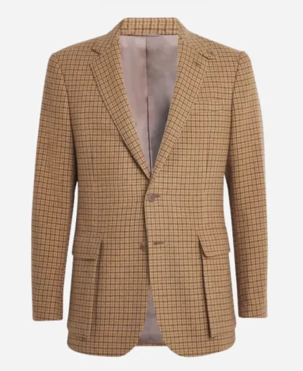  Eddie Horniman Tv Series The Gentlemen Season 02 Theo James Brown Plaid Blazer