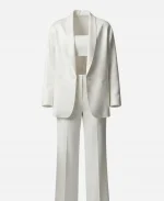 Elena Rybakina Us Open Tennis Champion White Suit