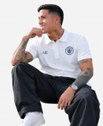 Enzo Fernández Manchester City CP Company Polo White T-Shirt