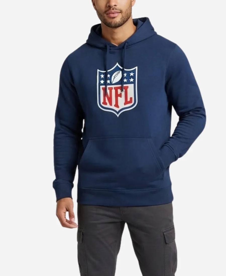 Fanatics Shield Primary NFL Logo Navy Blue Hoodie Fanatics Shield Primary NFL Navy Hoodie