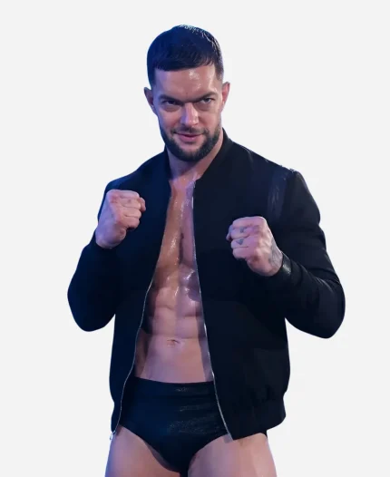 Finn Bálor WWE SmackDown 2026 Black Bomber Jacket
