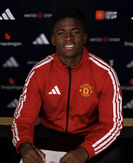Carlos Baleba Manchester United Jacket