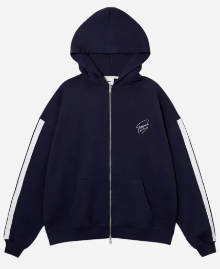 Pompeii x Formula 1 Racing 2026 Navy Blue Zip-Up Fleece Hoodie 