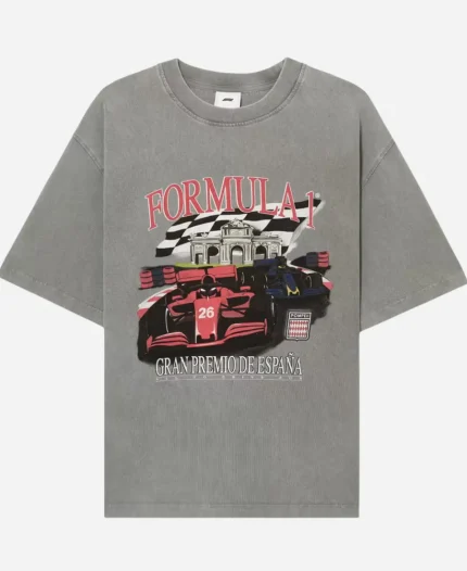  Pompeii x Formula 1 Gran Premio de Espana Grey T-Shirt 