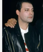 Freddie Mercury Last Performance Black Leather Jacket