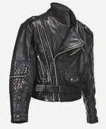 Freddie Mercury Last Performance Black Leather Biker Jacket