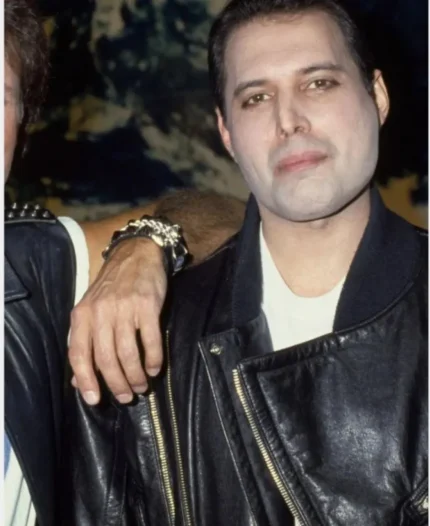 Freddie Mercury Last Performance Leather Biker Jacket