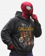 Galleria Groupies Spiderman Galleria Grey Hoodie in Grey