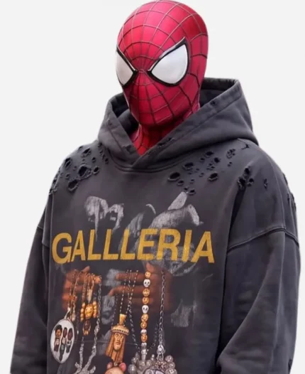 Galleria Groupies Spiderman Galleria Grey Hoodie