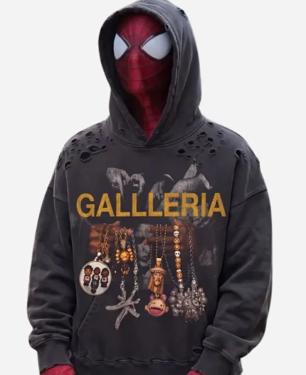 Galleria Groupies Spiderman Galleria Hoodie - Grey