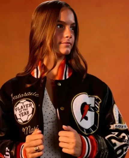 Gatorade National Players of the Year 2026 Black Lettermen Varsity Jacket