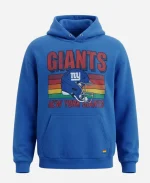 Giants 2026 Aviator Nation Royal Relaxed Tri-Blend Hoodie
