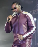 God We Trust Tour Asake Leather Jacket