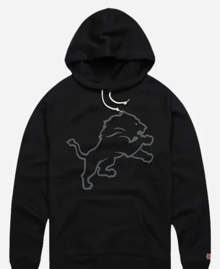 NFL Team Detroit Lions 2026 Homage ’17 Blackout Fleece Hoodie
