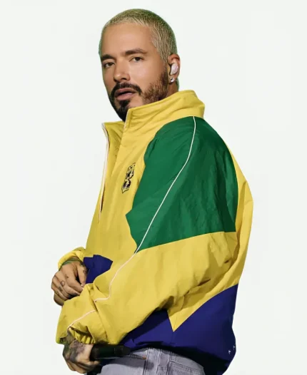 J Balvin Rock Show In Rio Windbreaker Jacket