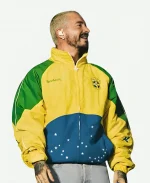 J Balvin Rock Show In Rio Intra x Brazil Nations Windbreaker Jacket