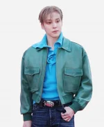 Jeong Yun-ho Milan Fashion Week 2026 Spring & Summer Leather Jacket