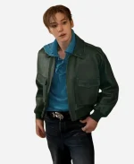 Jeong Yun-ho Milan FW 2026 Leather Jacket