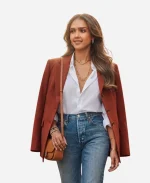 Jessica Alba Gabriel & Co New York Red Blazer