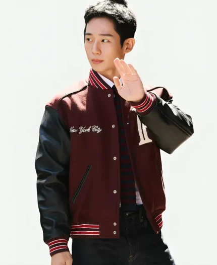 Tommy Hilfiger SpringSummer 2026 NYC Jung Hae-in Varsity Jacket