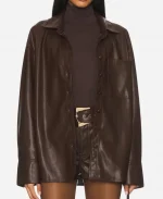 Kacie Adkison Tv Series McBee Dynasty Season 03 Brown Leather Jacket