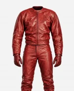 Kanye West Chciago Ye’s Second Homecoming 2026 Concert Red Leather Suit