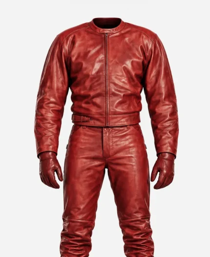 Kanye West Chciago Ye’s Second Homecoming 2026 Concert Red Leather Suit