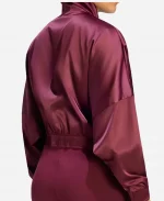 Karolína Muchová US Open Tennis Championship 2026 Satin Burgundy Jacket