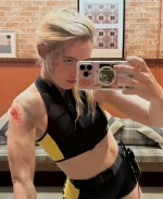 The Devil’s Mouth 2026 Kathryn Newton Black Cropped Vest