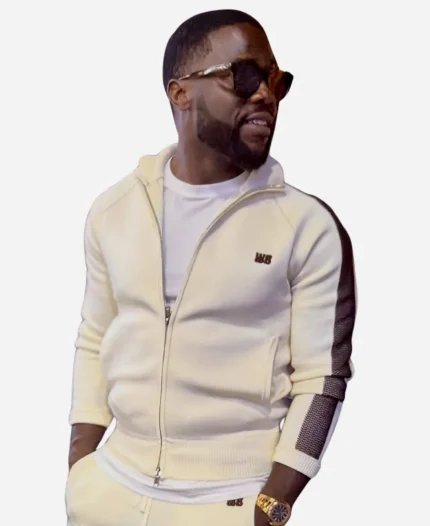 Kevin Hart US Open 2026 Tennis Cream Full-Zip Track Jacket