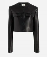 Khaite Selena Gomez Black Roto Jacket