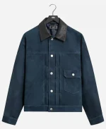 Kith Suede Alonzo Blue Heron Jacket