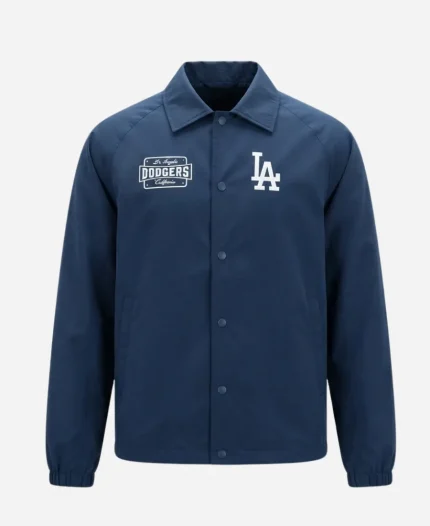 LA Dodgers lululemon Navy Blue Raglan Coaches Jacket