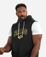LA Rams Myles Garrett Black Hoodie