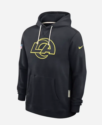 Los Angeles Rams 2026 Nike Rivalries Sideline Black Hoodie