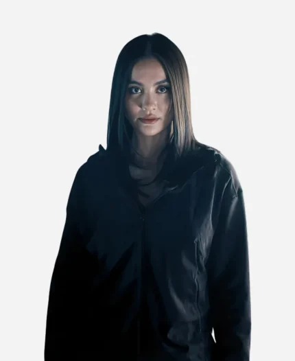 Lila Hoth Reacher S04 Black Hooded Jacket