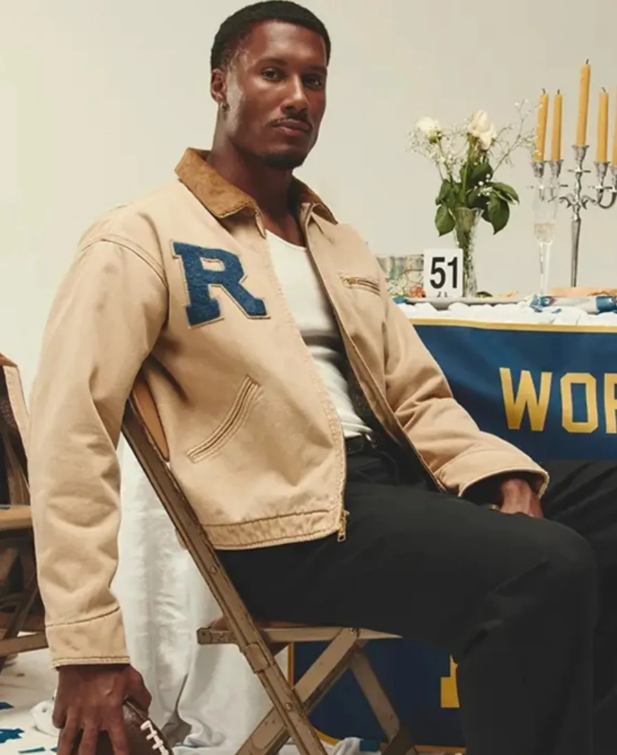 Los Angeles Rams x Elwood 1951 World Championship 75th Anniversary 2026 Brown Cotton Jacket LA Rams x Elwood 1951 World Championship Jacket in Brown