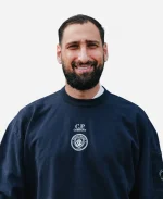 Manchester City 2026 Gianluigi Donnarumma CP Company Navy Blue Sweatshirt