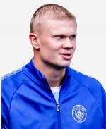 Striker Erling Haaland Blue Jacket