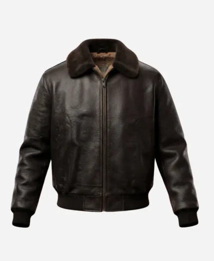 MGK Brazil Concert Black Leather Jacket